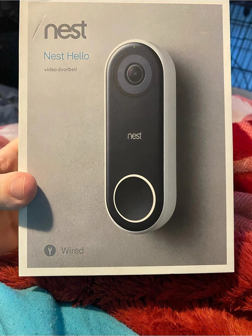 Nest Hello Wired Video Doorbell with Box Like New